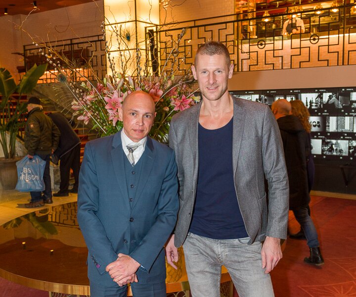 _DSC7794 Markos and Andreas at the lobby of Haymarket by Scandic.