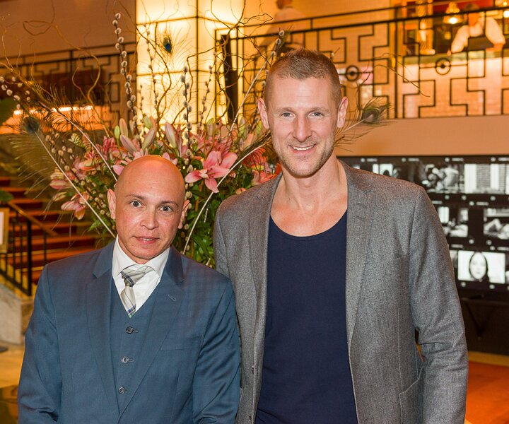 _DSC7796 Markos and Andreas at the lobby of Haymarket by Scandic.