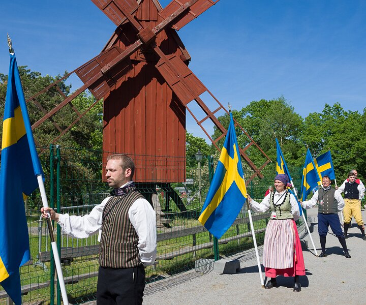 _DSC9116 Celebrations at Skansen on Sweden's national day.