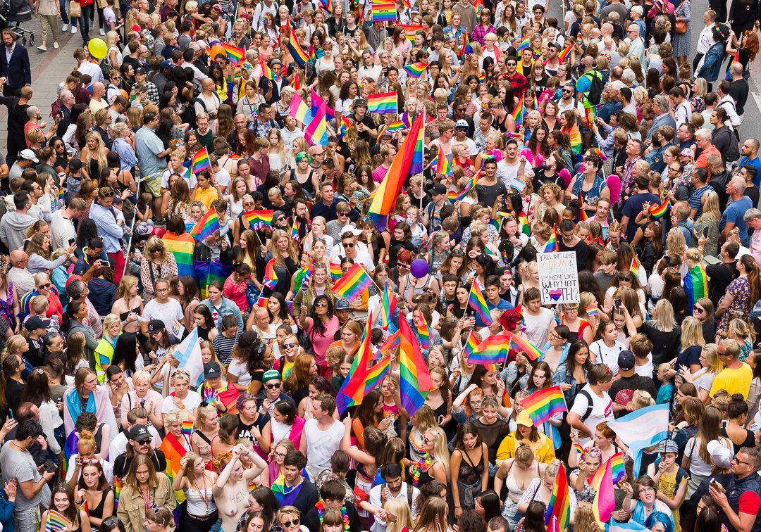 Stockholm Pride Parade Stockholm Pride Parade on August 8.