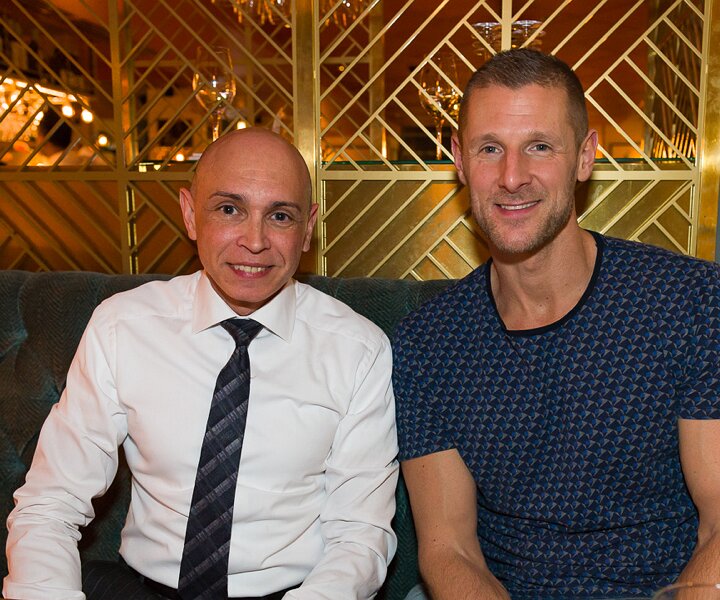 _DSC1223 Markos and Andreas at Haymarket for dinner.