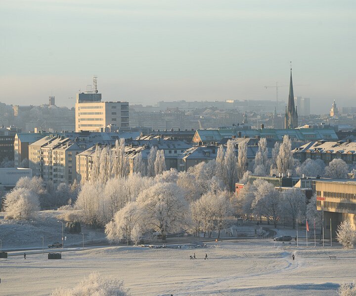 _DSC1526 View at Gärdet on a freezing cold day in January.