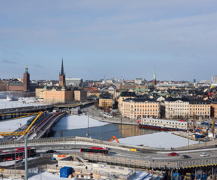 _DSC1752 View of Stockholm on a cold and sunny day in February.