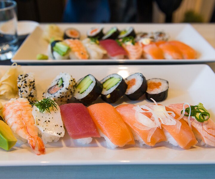_DSC3549 Sushi for lunch at Stockmann department store in Helsinki.