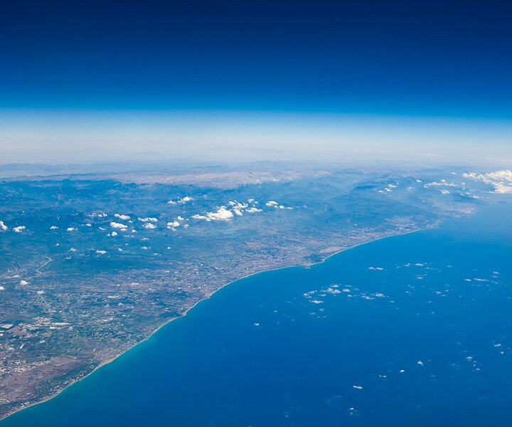 _DSC0028 View of the south coast of Turkey on the flight to Cyprus.