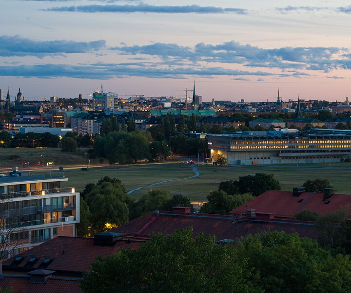 _DSC1797 Late summer evening view of Stockholm from Gärdet.