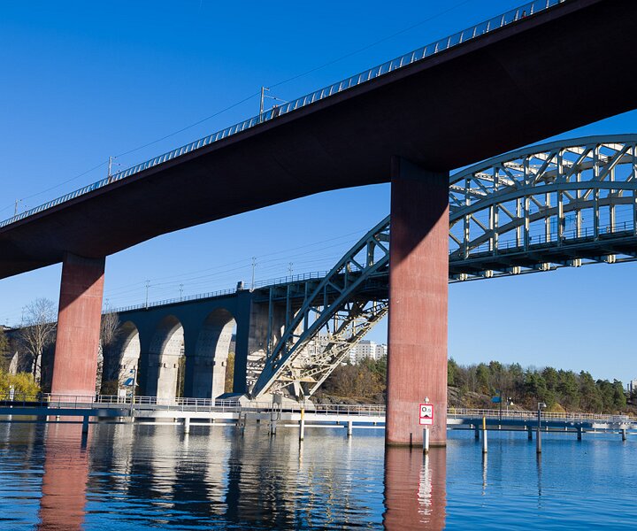 _DSC3691 Bridges at Liljeholmen.
