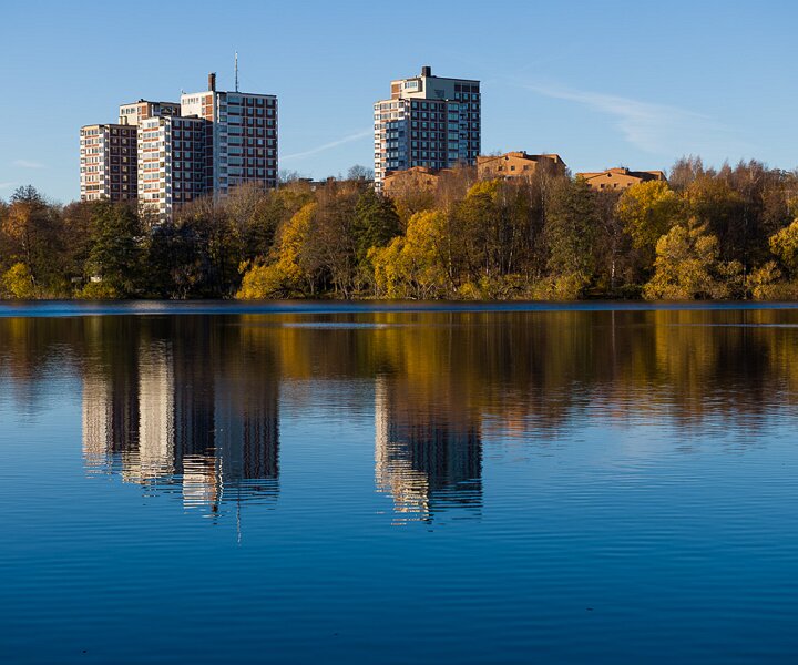 _DSC3710 View at lake Trekanten at Liljeholmen.