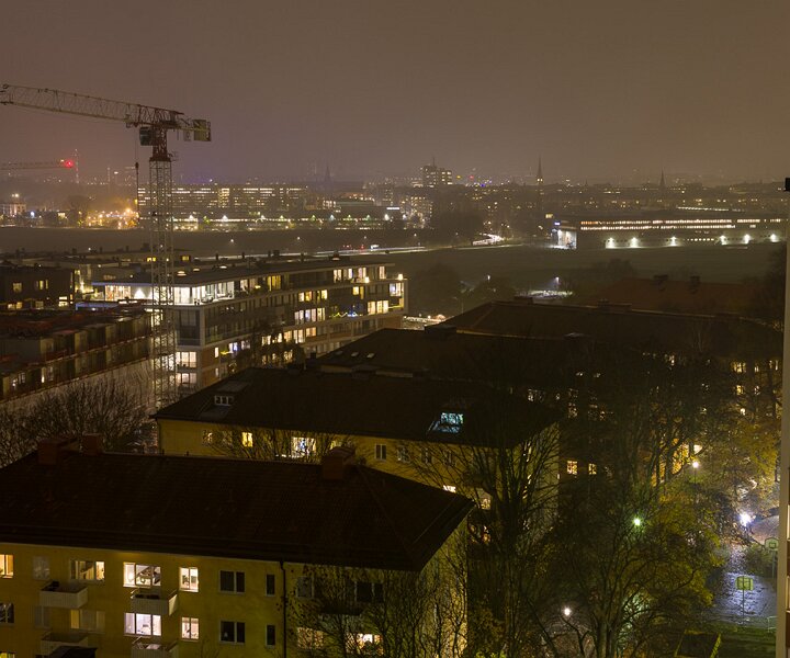 _DSC3736 Dark November evenings. View at Gärdet.