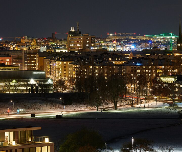 _DSC1499 View from the apartment at Gärdet in December.
