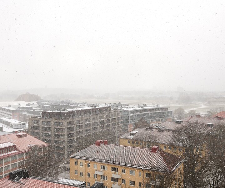_DSC4641 View from Gärdet on a snowy day in end of March.