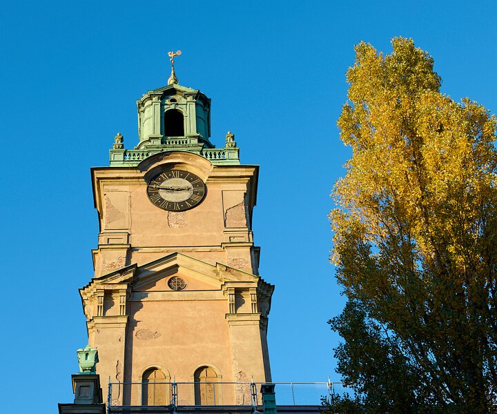 _DSC6761 Church tower in Gamla Stan (the old city).