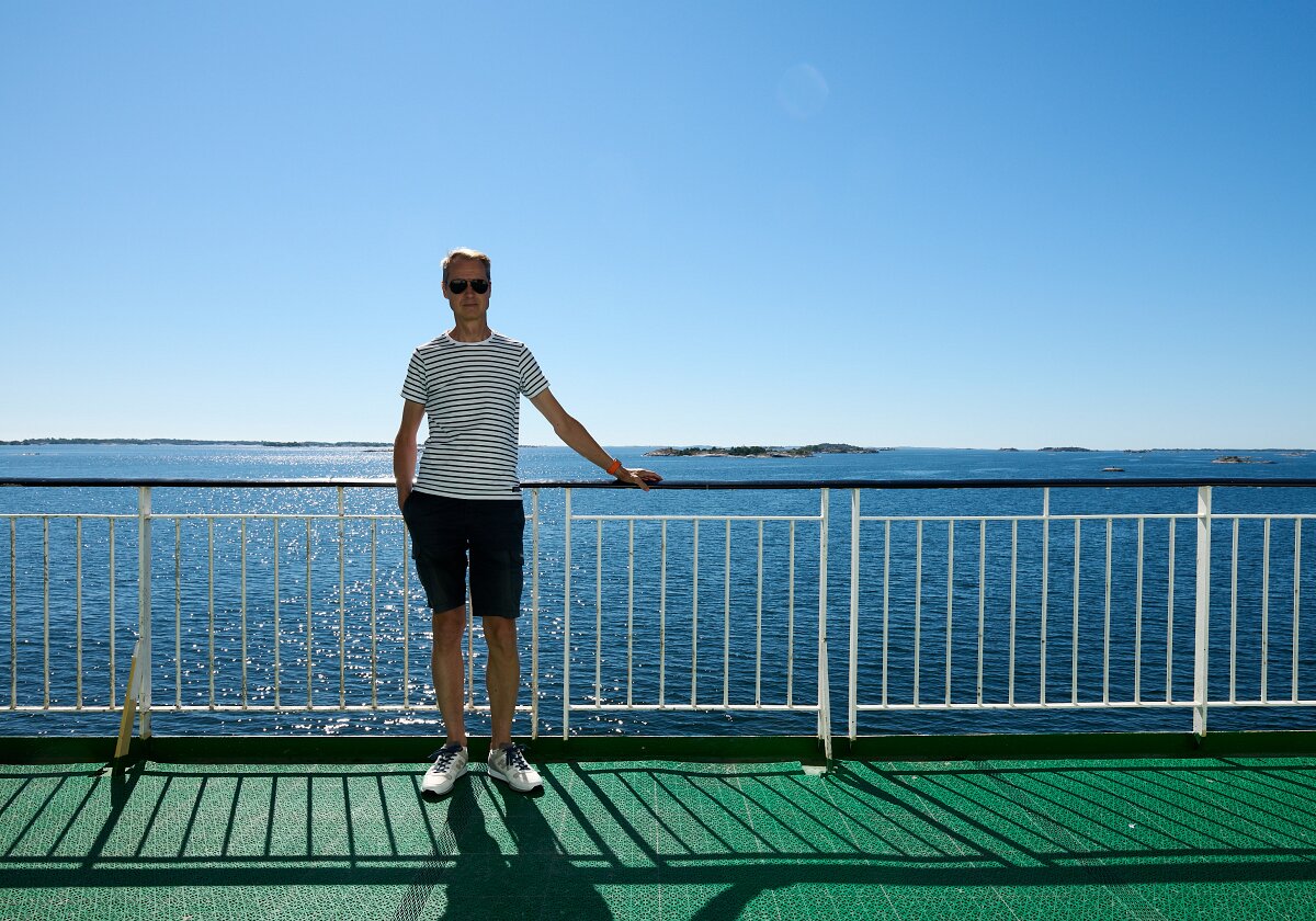 Sweden in August Boat trip to Mariehamn and excursion to Norrtälje..