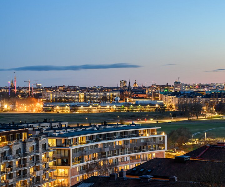 _DSC1834-HDR Evening view of Gärdet in spring.
