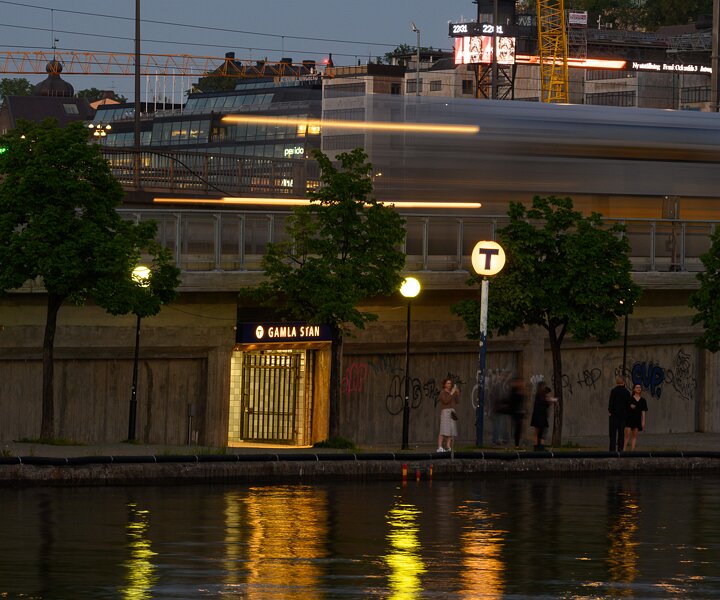 _DSC3126 Stockholm, summer night city.