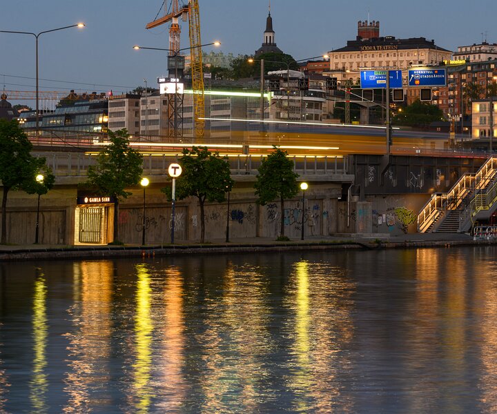 _DSC3135 Stockholm, summer night city.