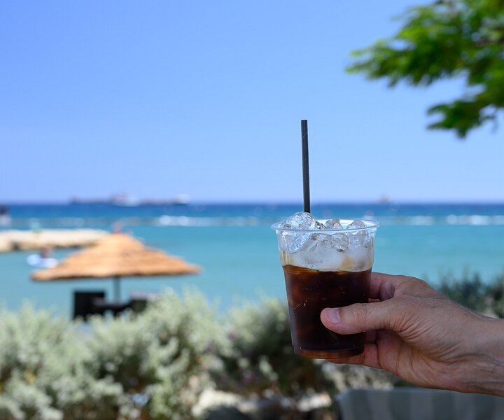 _DSC5121 Freddo espresso by the sea in Limassol.