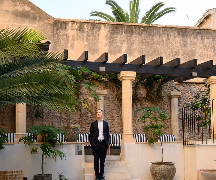 _DSC0448 Arto at the pool area at hotel Concepció by Nobis in Palma.
