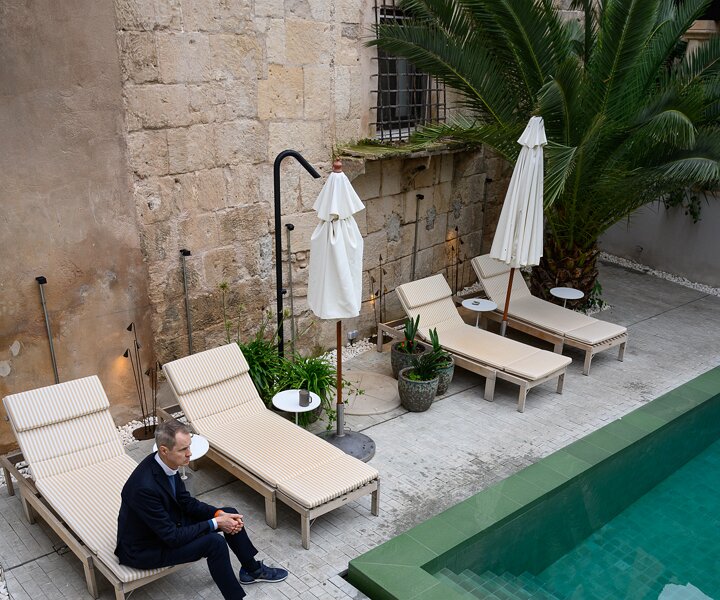 _DSC0495 Arto at the pool area at hotel Concepció by Nobis in Palma.